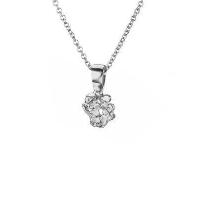 Our Silver Causeway Necklace, inspired by the Giants Causeway. Handcrafted Irish jewellery, a stunning choice for bridal jewellery at an Irish wedding.