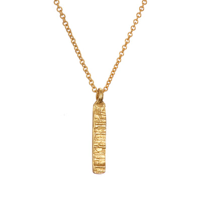 Gold Vermeil Burren Necklace Irish Jewellery Designer Loinnir