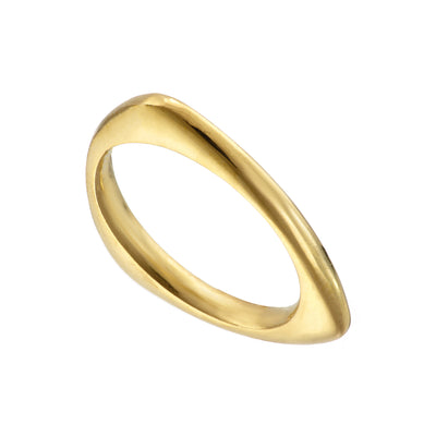 Gold Trinity 18ct Gold Vermeil Ring Unisex Jewelry Irish Jewelry Irish Jewellery Designer Loinnir Jewellery